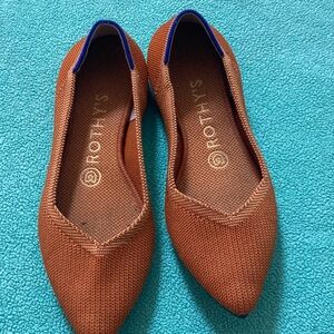 ROTHY’S Gold Flats Sz 6.5 Women’s